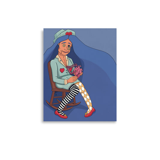 Nursing My Heart Print