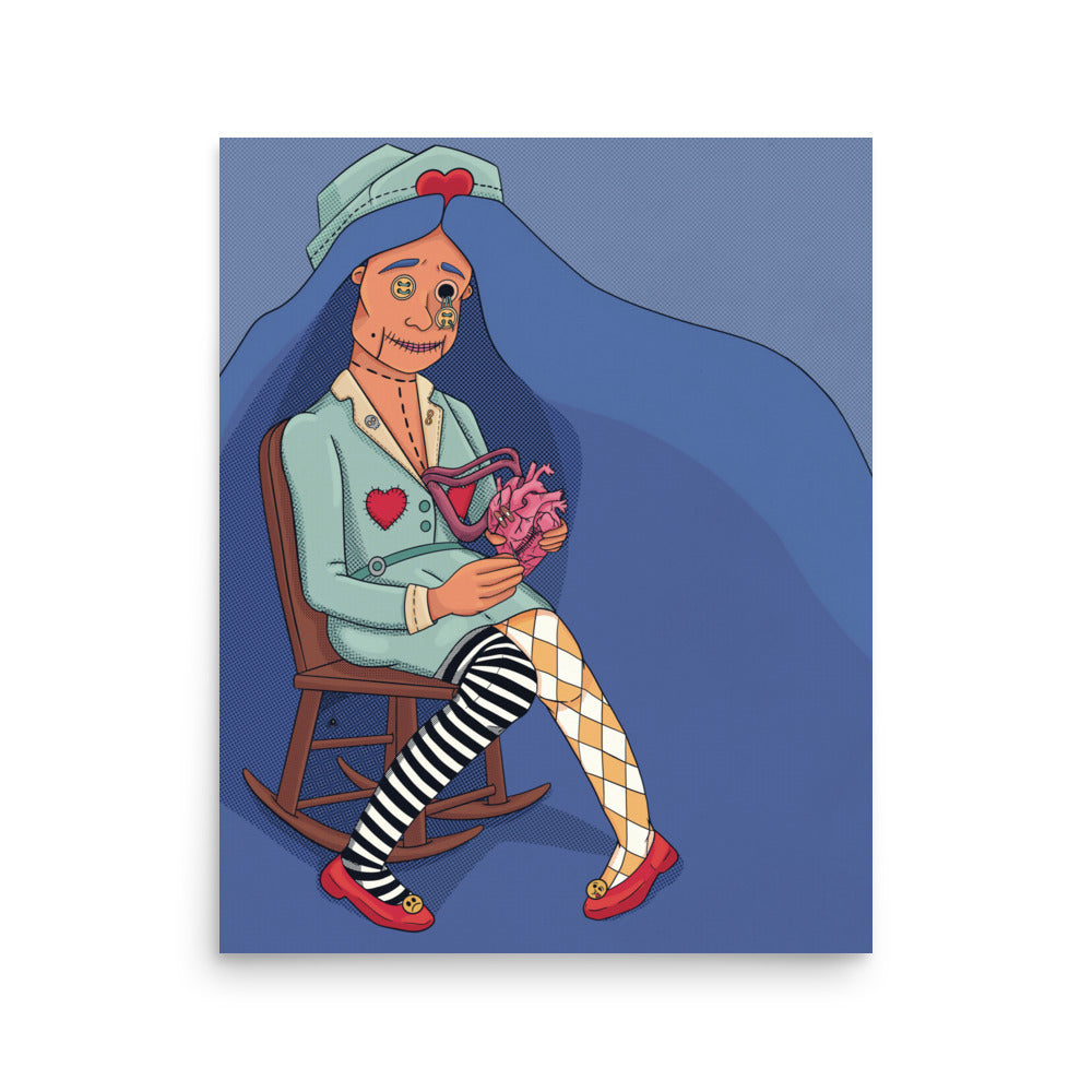 Nursing My Heart Print