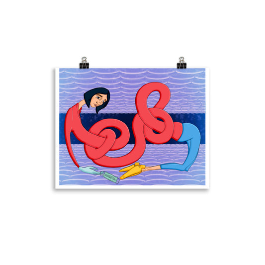 "In Knots" Matte Print (without frame)