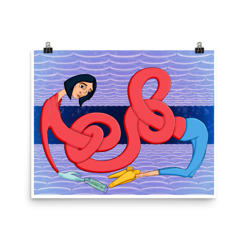 "In Knots" Matte Print (without frame)