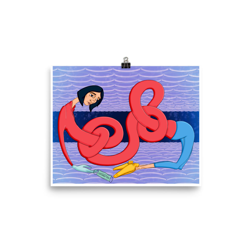 "In Knots" Matte Print (without frame)
