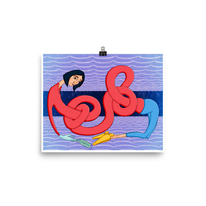 "In Knots" Matte Print (without frame)
